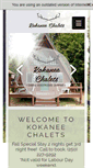 Mobile Screenshot of kokaneechalets.com